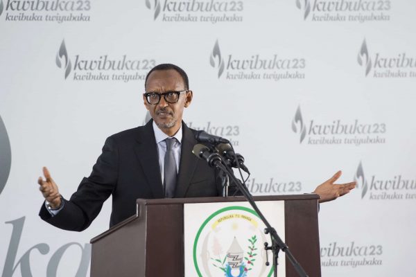 Ijambo Perezida Paul Kagame yavuze atangiza umuhango wo Kwibuka ku nshuro ya 23 Jenoside yakorewe Abatutsi