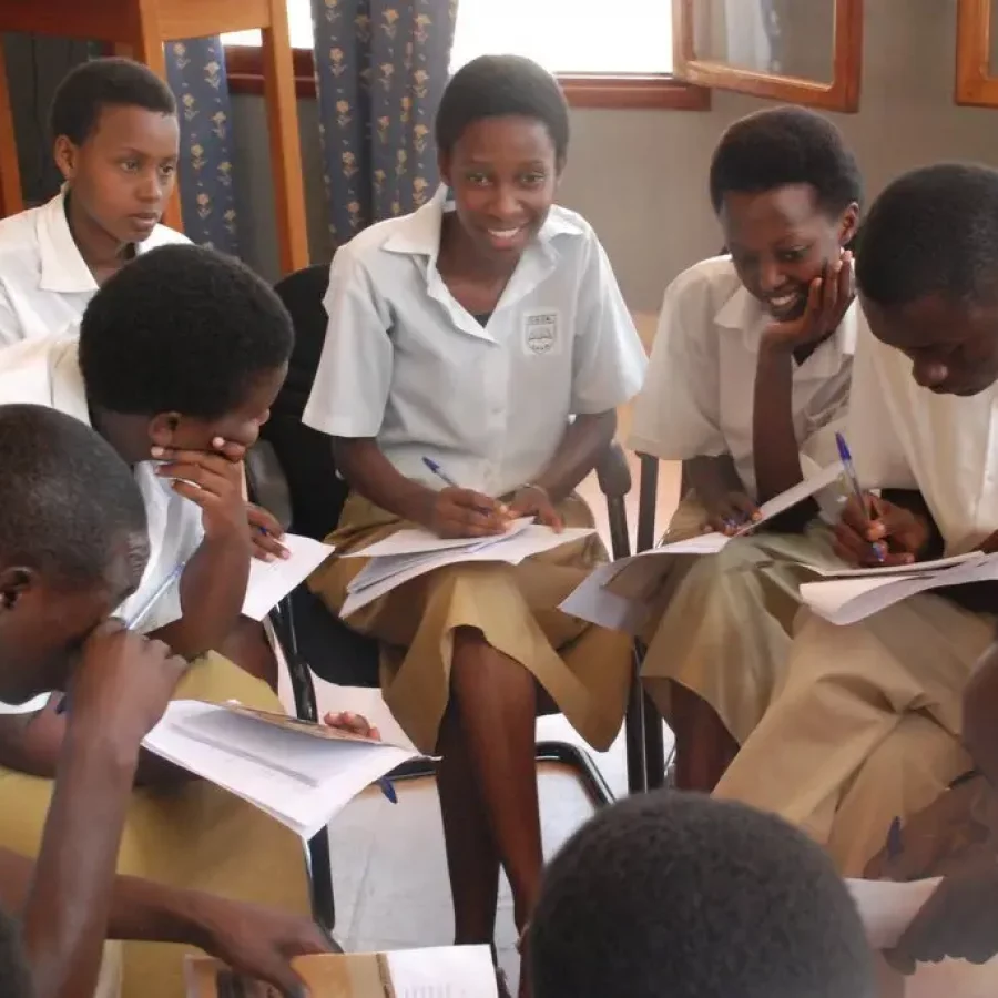 Building peace in Rwanda - photo of students for last Murambi panel