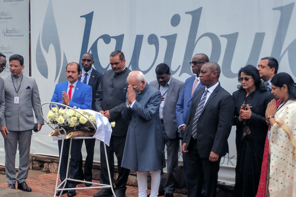 Indian Vice President salutes the resilience and courage of Rwandans at Kigali Genocide Memorial